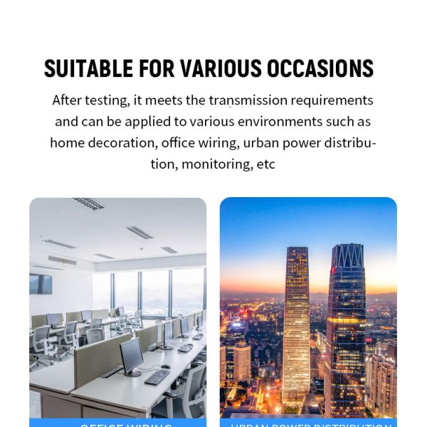 Cat6 Utp CCA Ethernet Network Patch Cable 0.5m-30m