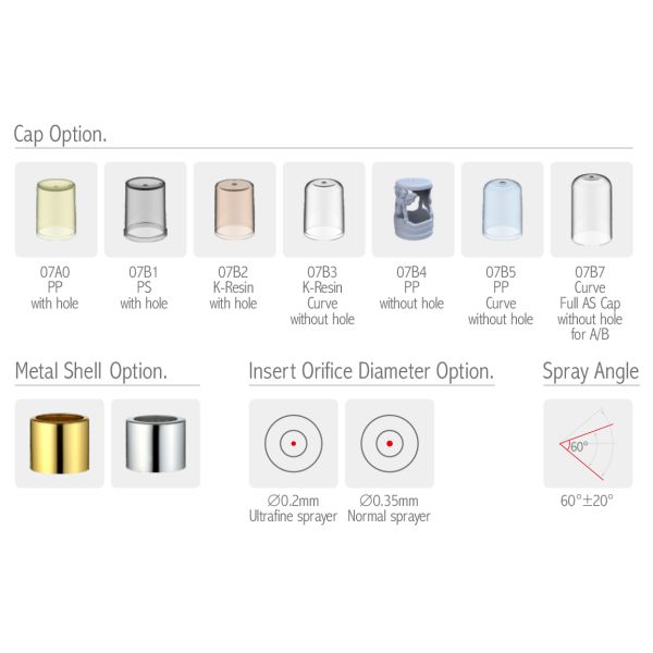 Portable Fine Mist Sprayer Smooth For Personal Care Free Samples JY601-07B