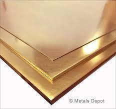 China Mill Polished Brass Stock Plate C21000 C23000 C33200 Material on sale