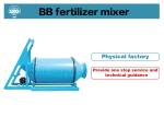Multiple material fertilizer batch mixing concrete soil mixer fertilizer