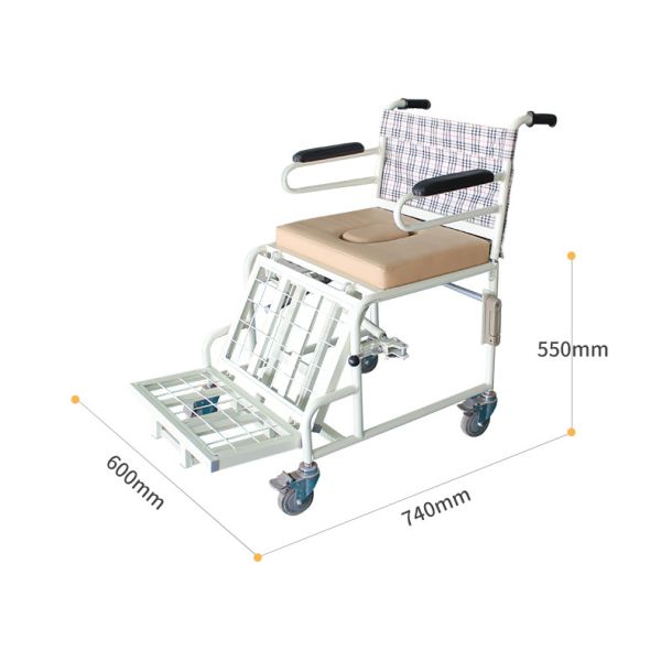 Multi-functional Manual Nursing Bed Wheelchair Bed for hospital patient Adjustable patient hospital bed