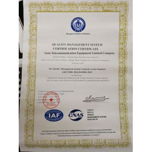 Geto telecommunication equipment limited company Certifications