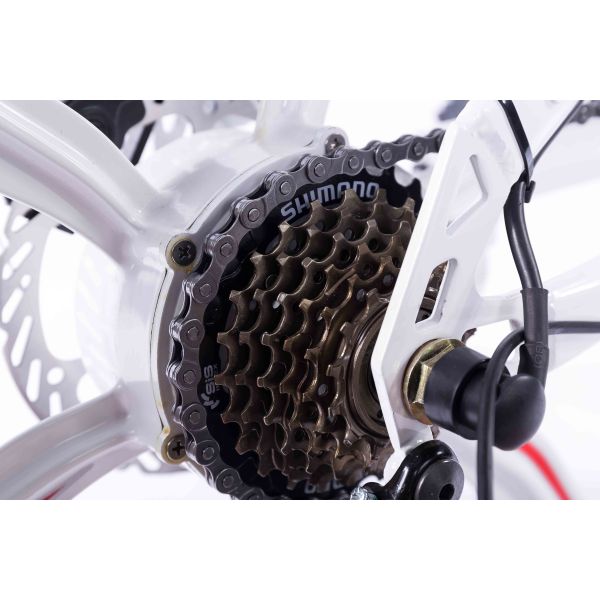 Carbon Steel Electric Snow Bike , Integrated 26 Inch Folding Electric Bike