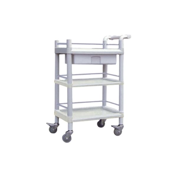 Cheap Price High Quality ABS Utility Universal Hospital Cart Mobile Trolley
