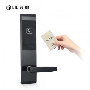 China Smart Screen Swipe Card Keyless Entry Hotel Zinc Alloy Door Locks on sale