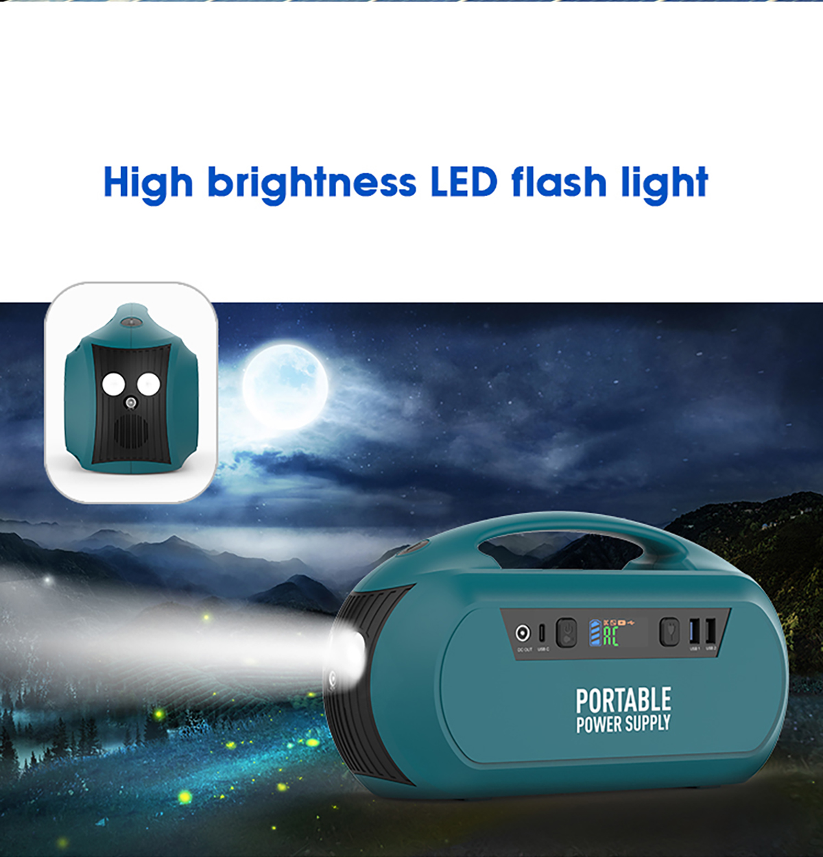 Home Portable Generator Power Station 100W 148wh Solar Power Generator For Camping