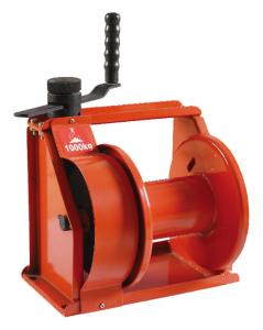 China Orange Heavy Duty Hand Lifting Winch Manual Hand Winch For Boat on sale