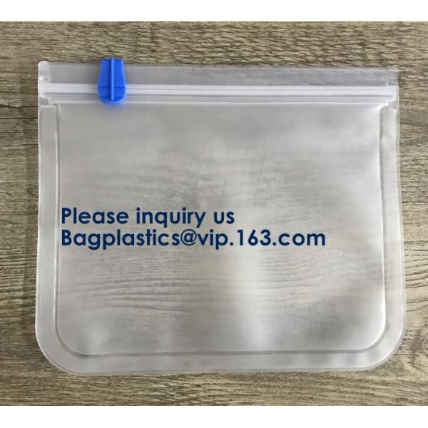 Seal Reusable PEVA Storage Bags ideal For Food Snacks, Lunch Sandwiches, Makeup,Customized Printing Peva Plastic Materia
