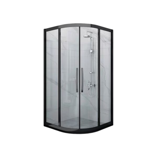 Moon Shape Arc Square Shower Room Glass Door Handle Toilet Bathroom Door Handle