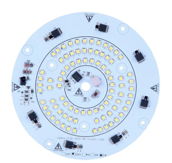 DOB 50W 200W LED SMD Injection Module Driverless PCB Assembly