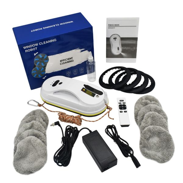 24V Voltage ABS Electric Robot Window Cleaner with Automatic Water Spray and Supply