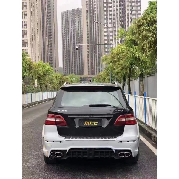 WALD Style Body Kit for Mercedes W166 ML350 ML400 ML63 Body Kit Front and Rear Bumper Wide Bodyki
