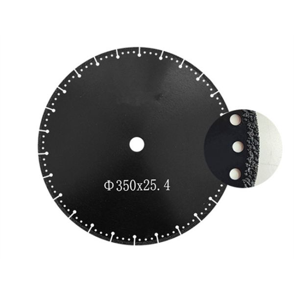 350mm 125mm 115mm Vacuum Brazed Diamond Saw Blade Grinding Disc