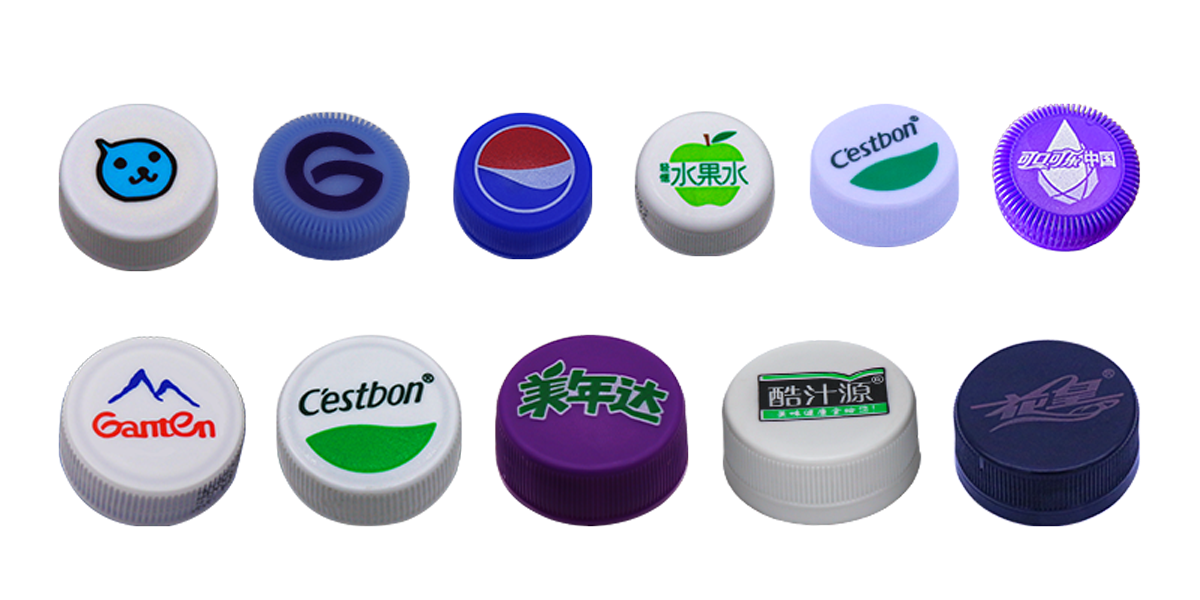 1-4 Color HDPE PP Caps Water Bottle Caps High Speed UV Ink Up To 3200pcs/Min