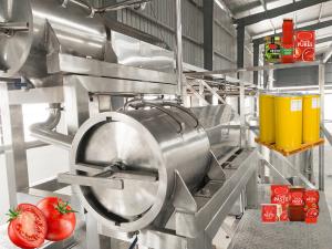 China 25t/H Tomato Processing Line One Stop Service SUS 304 wholesale