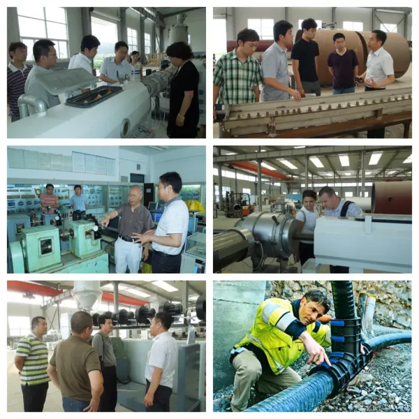 Cold Storage Coal Mines Petroleum Chemical Flexible Pert / PE / PPR Pre-Insulated Pipe Production Line