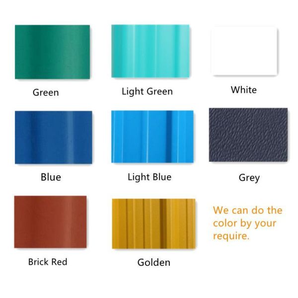 1070mm Lightweight Plastic Roofing Sheets Heat Insulation UPVC High Pit Tile