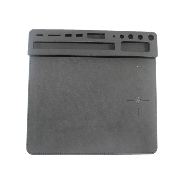 Wireless Charging Mouse Pad Fast Charging Multifunctional Mouse Pad pu leather mouse pad