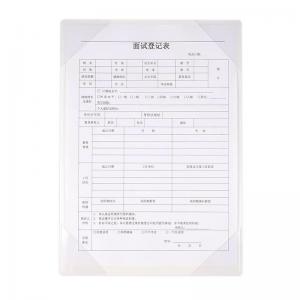 China Magnetic A4 Document Holder Four Corners Insert Direct Writing File Holder OEM wholesale