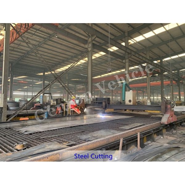 60T Loading 16 Tons Axles 1000mm Drop Side Semi Trailer