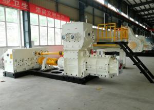 China Used Semi Automatic Block Making Machine Vacuum Extruder For Clay Mud Soil Fly Ash wholesale