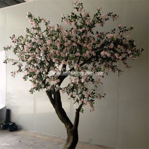 China Pink Standard Rose Artificial Flower Tree 2m Height Environmental Protection on sale
