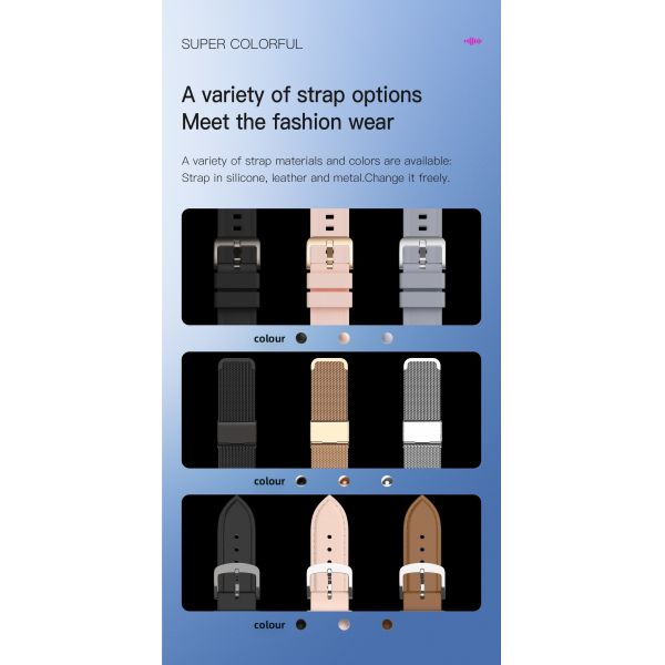 240''240 Dots Ip67 Waterproof Bluetooth Smart Watch , 170mAh Round Mobile Watch