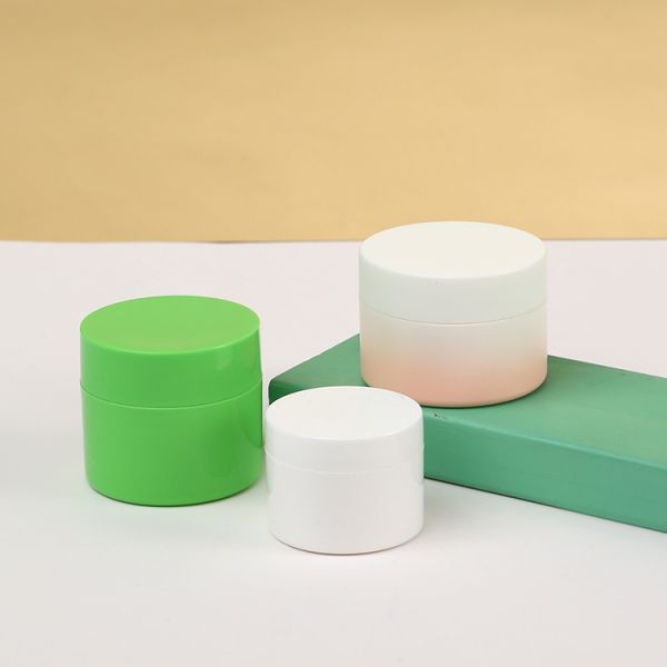 5g 10g 15g Small Eco Friendly Beauty Cream Jars for Empty Body Butter PP Container Plastic Soft Touch Cosmetic Jar Skin Care