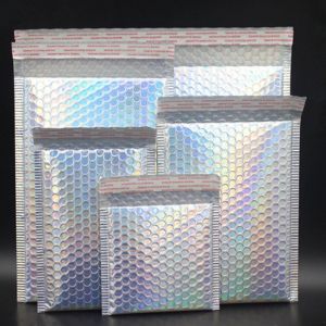 Laser Holographic Mini Compostable Bubble Mailers