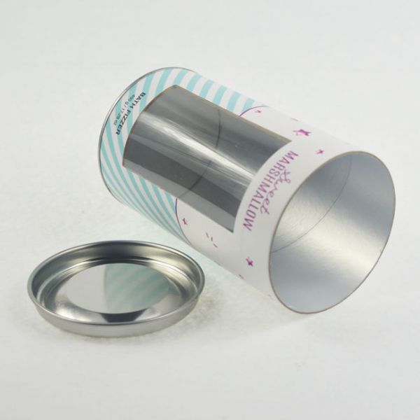 OEM Airtight Printed Tube Packaging WIth PVC Window
