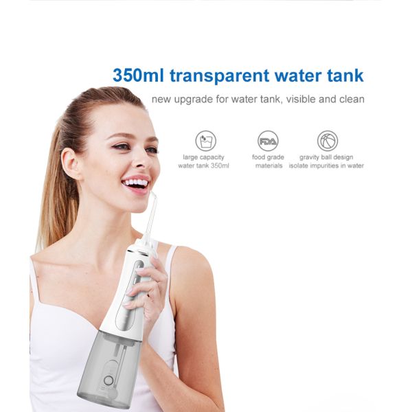 Cordless Water Flosser Electric Rechargeable High Performance Portable