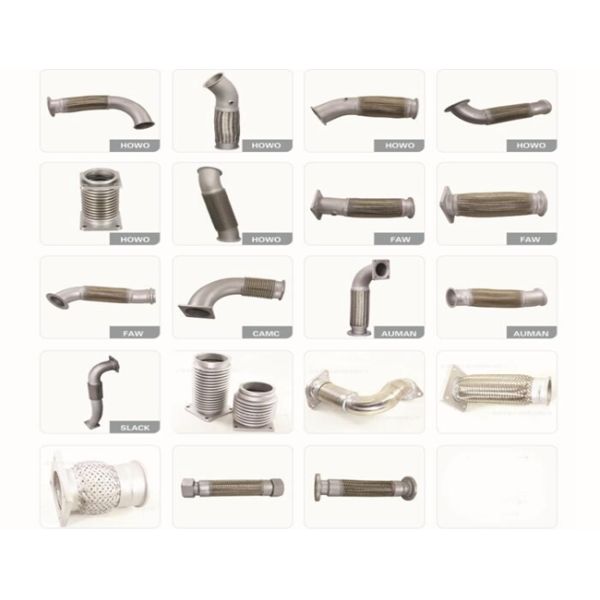 Length 305mm Diameter 51mm Auto Exhaust System Flex Pipe