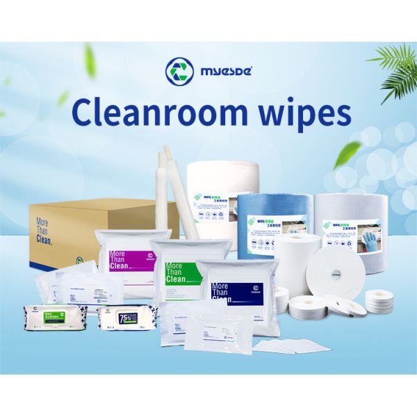 9 Inch Industrial Lint Free Polyester Wipes 2 Ply All Purpose Wipes