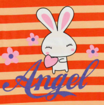 Orange Ladies Viscose Pyjamas Female Night Wears Lace Back Rabbit Printed