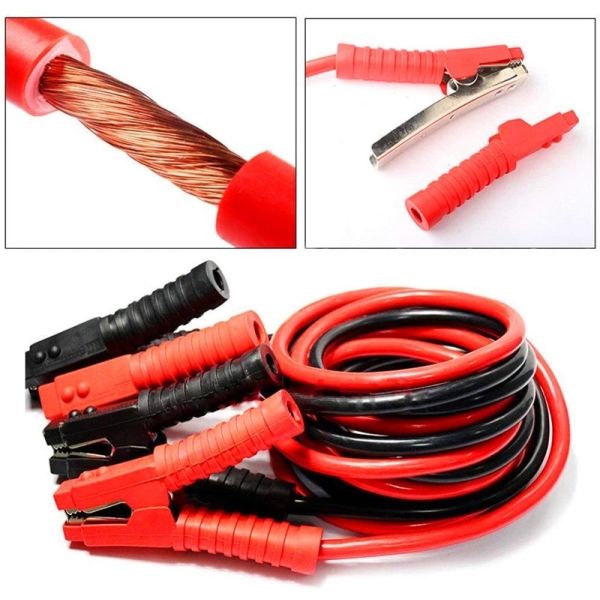 Quality Battery 800 Amp Connecting Booster Cables Heavy Duty Jumper Leads for sale