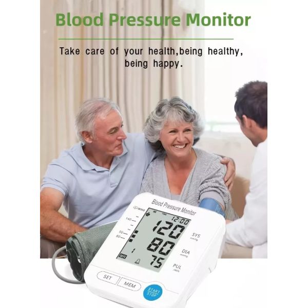 3.5 Inches 180 Bpm Home Blood Pressure Monitor Arm Type Bp Counting Machine
