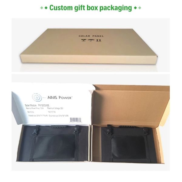 Customized Portable Foldable Solar Panel Charger Pack Outdoor Power Supply 0.1785 Efficiency