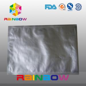China Aluminum foil embossed bag / foil food vacuum texture packaging bags wholesale