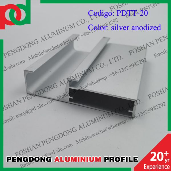6063 T5 Anodized Aluminum Profiles For Kitchen Cabinets Handle Hidden G