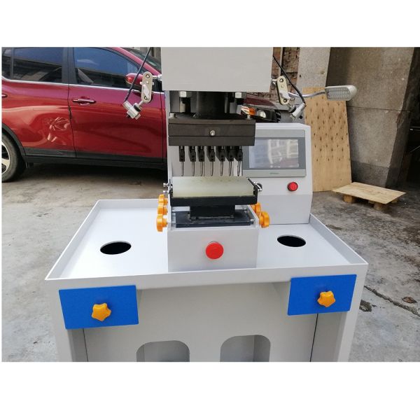 Pneumatic Shoelace Upper Fabric Multi Hole Punching Machine Sport Shoe Making Machine