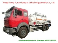 Beiben Oil Gas Field H2s Sewage Truck 6X4 Sewage Vacuum Truck - Septic - Tanker-16cbm. (North Benz)