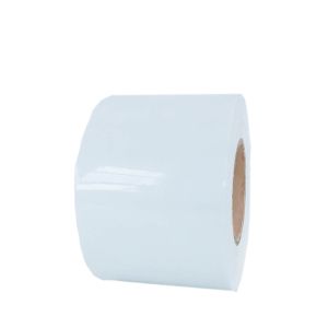 China Milky PE Clear Blank BOPP Labels Movable Glue Water Resistant wholesale