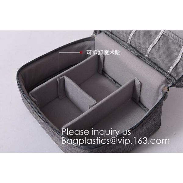 Customized Women/Men Organizer Toiletry Storage Travel Makeup Bag Blank Canvas Cosmetic Bag, bagease, bagplastics