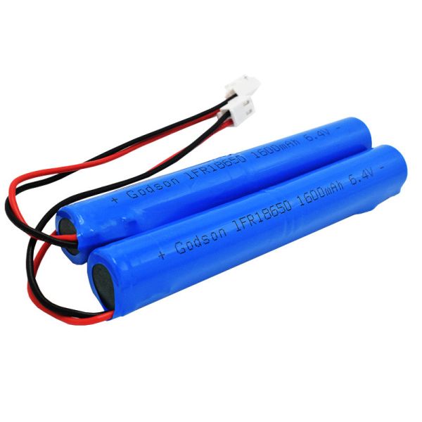 Customizable Emergency Light Lithium Battery LiFePO4 18650 1600mAh 6.4Volt