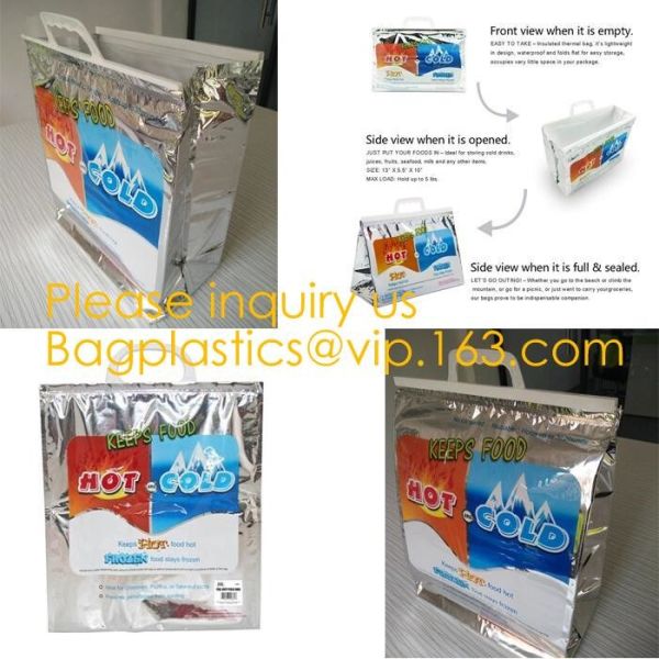 thermal large ice cooler bag/insulated aluminium foil 600D polyester lunch picnic cooler bags,picnic lunch aluminum insu