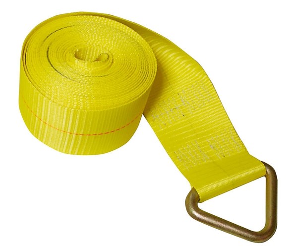 Flat Hook 5400 Lb Winch Extension Strap For Boat Trailer 16200 Break Strength