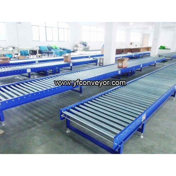 Steel Motorized Roller Conveyor,Powered Roller Conveyor,Curve Roller Conveyor