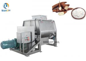 China Double Shaft Paddle Grain Powder Mixer Machine , Cassava Flour Blending Machine wholesale