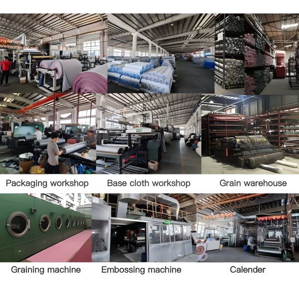 High Quality Eco Friendly Synthetic Faux Pvc Pinhole Pattern Leather Fabric for Car Sofa