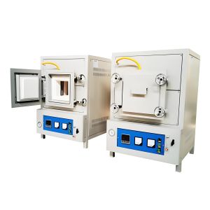 China AC 220V Controlled Atmosphere Heat Treatment Furnace 1700C Atmosphere Box Furnace on sale